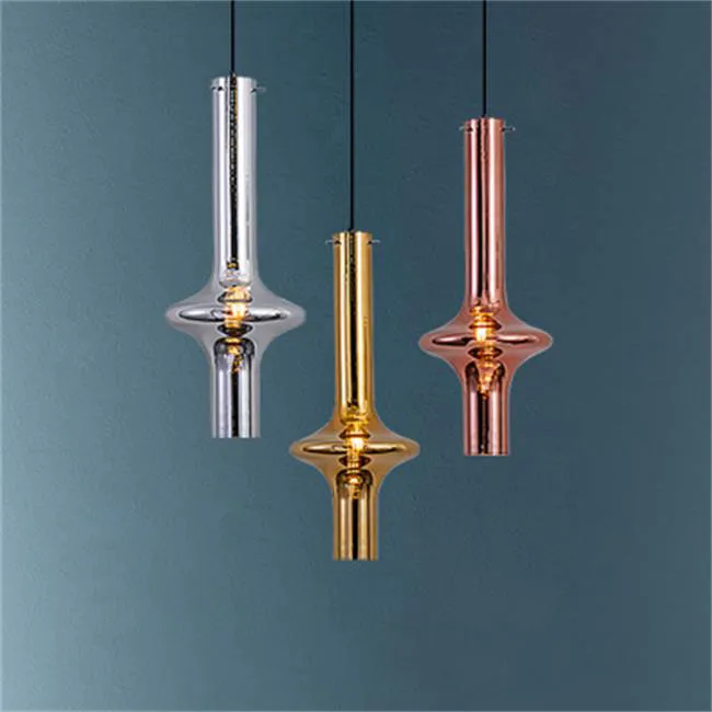 Nuove lampade di design Lava Lamp Lampadari in vetro per soggiorno, stile industriale nordico, sala da pranzo creativa, personalità