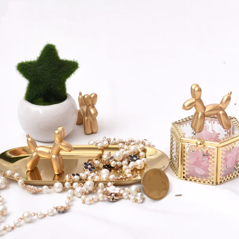 [DDisplay] الراتنج البسيطة بالون الكلب مجوهرات عرض موقف جميل جرو حلقة الدائمة معرض البهجة بنات قلادة عرض حامل