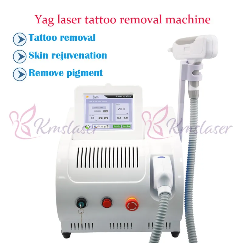 New design 1064nm 532nm Q Switch ND Yag Laser Tattoo Removal machine EYEBROW Cleaner Pigmentation Skin Care beauty Equipment