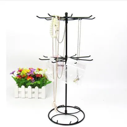 41 cm 3style Rotary Sieraden Display Standhouder Oorbel Display Iron Frame Ketting Houder Accessoires Base Storage DRO 1PC C173