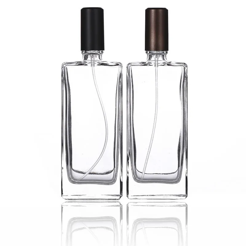 50ml Szkło Perfumy Perfumy Butelka Refillable Travel Perfumy Atomizer Puste Perfumy Kosmetyczne Butelka Opakowania F2300