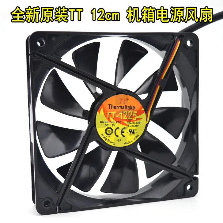 TT 12CM CM CM CHASIS FAN MUTE 12025 CPU Wentylator Desktop Komputerowy zasilanie Wentylator chłodzący