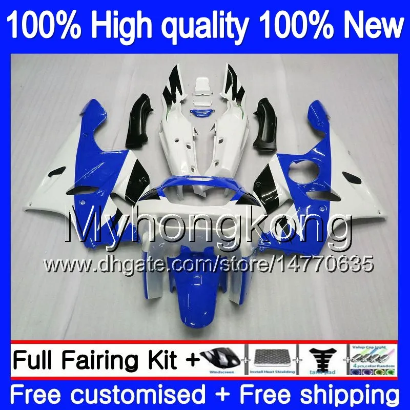 Corpo per KAWASAKI ZX 636 600CC ZX-636 1994 1995 1996 1997 Blu Bianco 213MY.77 ZX636 ZX-6R ZX600 ZX 6 R 6R ZX6R 94 95 96 97 Carenature