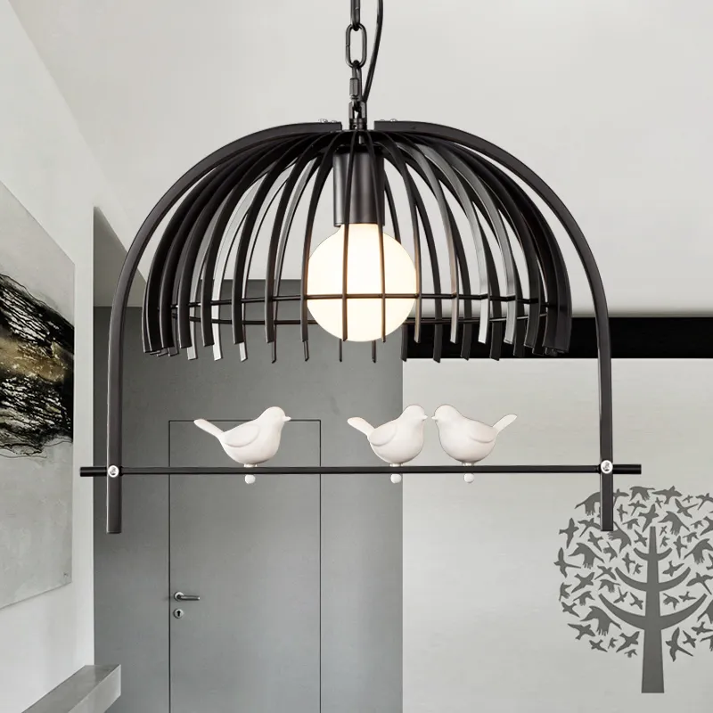 Camera da letto sala da pranzo caffetteria ristorante bar corridoio lampada a sospensione gabbia per uccelli di campagna americana Lampadario MYY