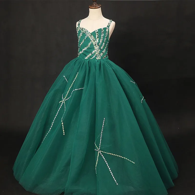 Emerald Green Evening Gowns: Sparkling Sequin Ball... From Lovemydress,  $69.64 | DHgate.Com