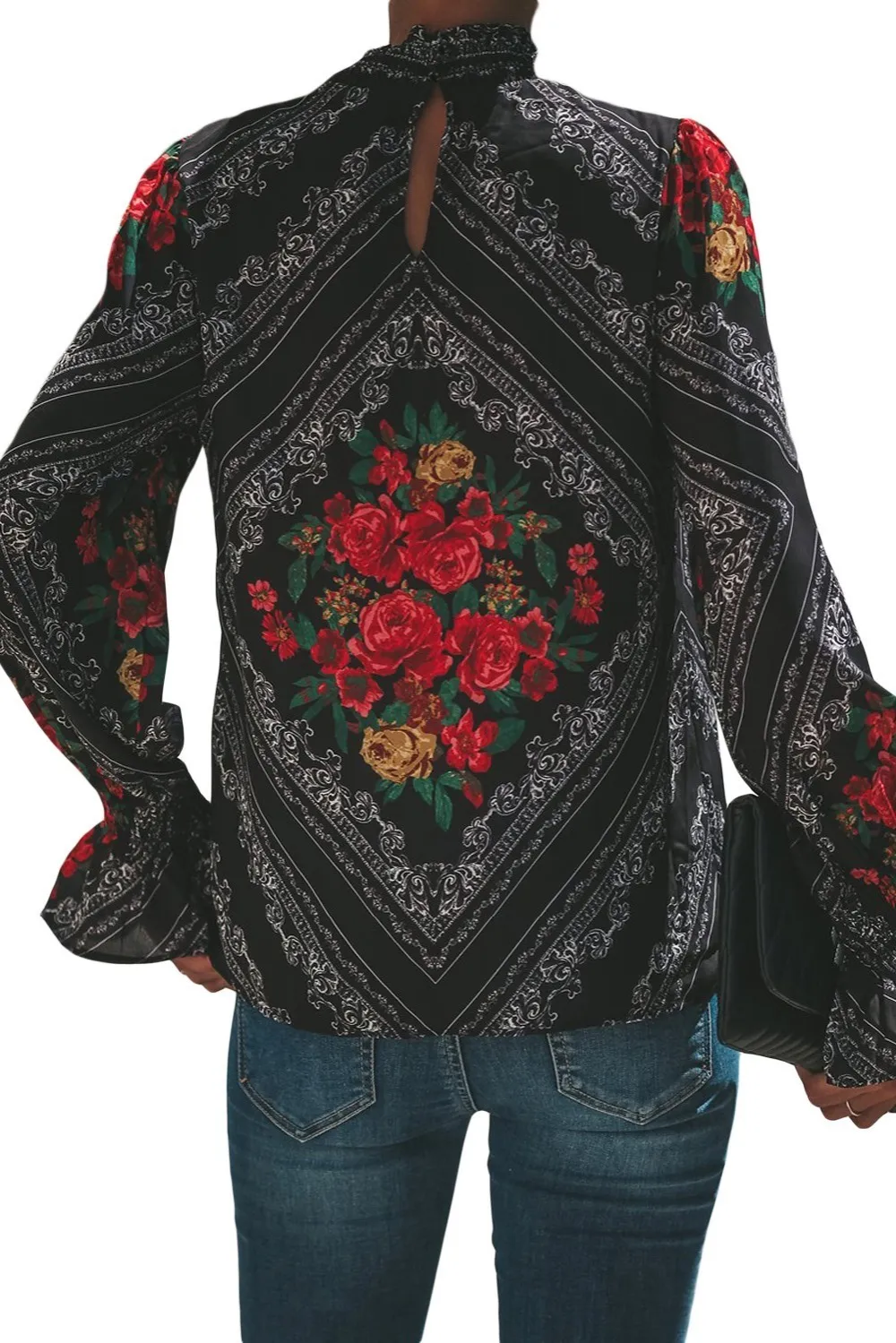 Gothic-Red-Rose-Print-Smocked-Long-Sleeve-Blouse-LC251632-3-2