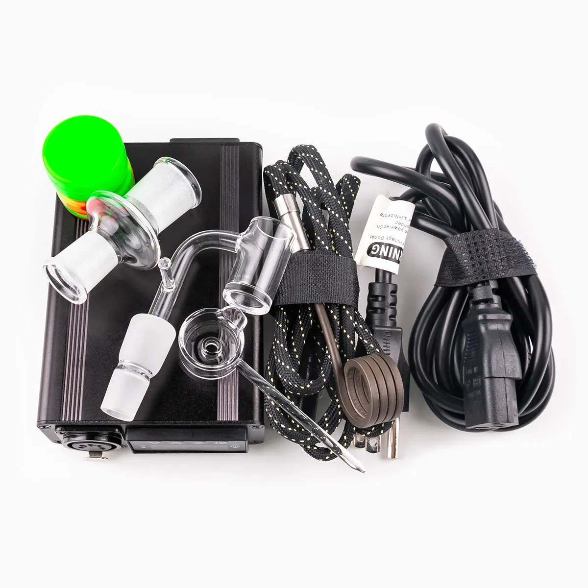 国内正規輸入品 安くeネイルエナイルキット電気dabネイル温度コントロールボックス14mm 18mmのオスの石英釘mmコイルのヒューリング用dab リグ 家族みんなの手形 ホーム ガーデン 家庭用雑貨 Viskasprekybai Lt