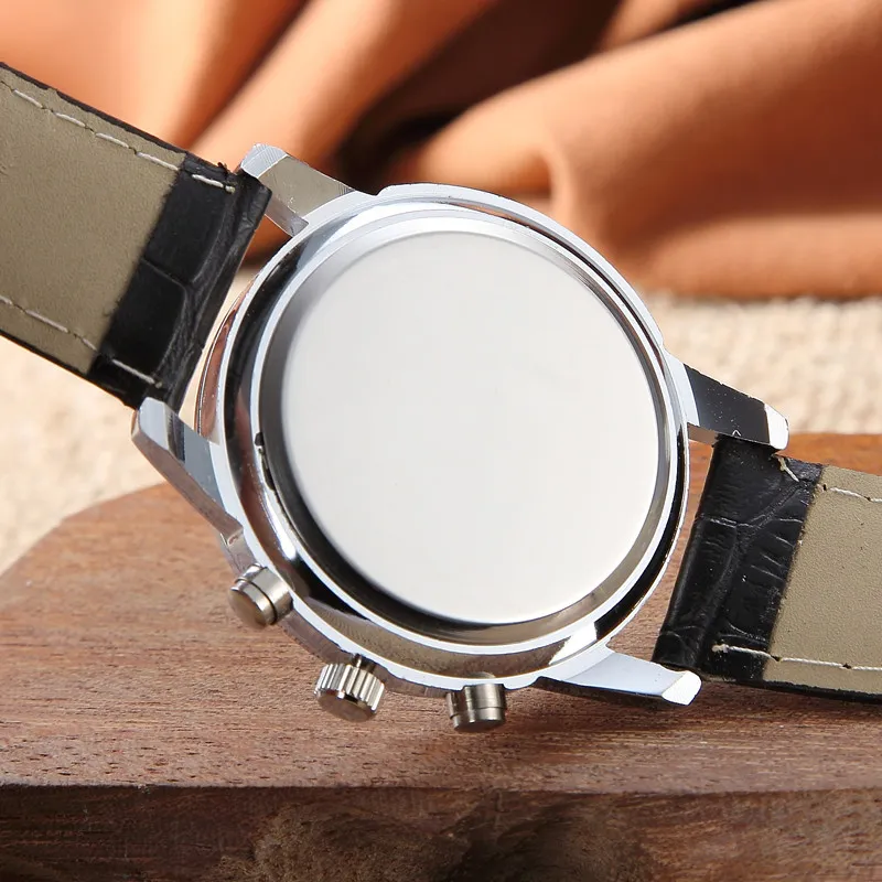 Mens wrist on sale watch leather belt