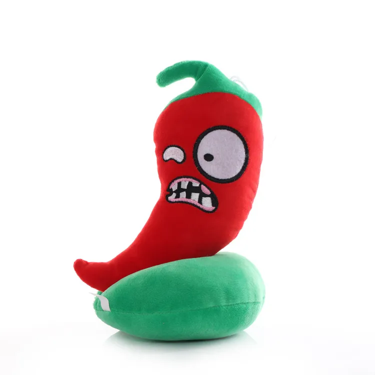 Bitkiler vs Zombies Peluş Oyuncak Doldurulmuş Hayvan - Jalapeño 19cm / 7.5Inch Uzun