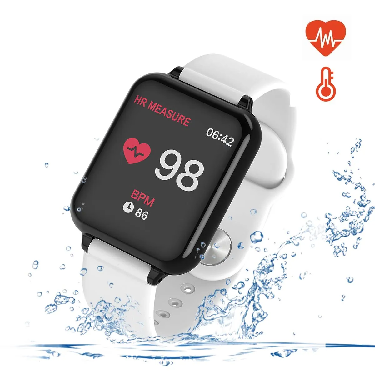 IOS Smart Zegarki Android Inteligentny Bransoletka Telefony Sport Watch SmartWatch IP67 Wodoodporna fitness Tracker na zewnątrz