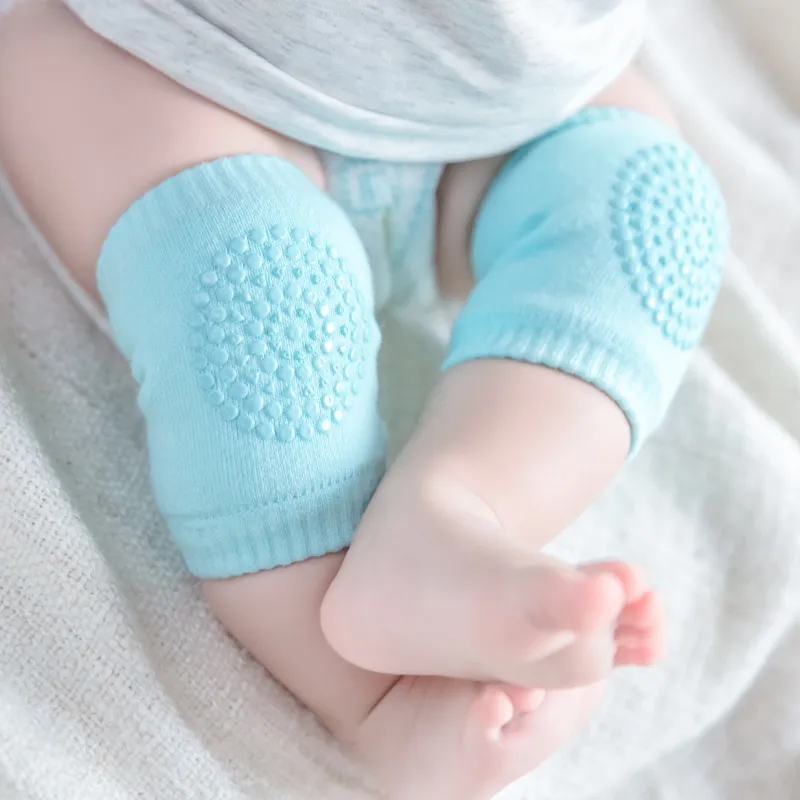 20 paires mélanges en gros 0-1 ans Baby genou coussinet enfants Sécurité coussin de coussin protège bouchon coton anti-slip épaississant chaussettes épaississantes gainées