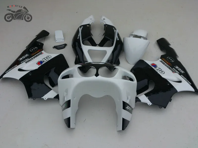 Personnalisez la carrosserie de la moto pour les carénages Kawasaki Ninja ZX7R 1996 -2003 ZX 7R 96-01 02 03 Kit de carénage de course sur route en plastique ABS