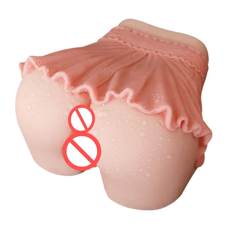 Falda corta Masturbadores anales, Culo real Vagina artificial Juguetes del sexo anal para hombres, Producto adulto Masturbación masculina