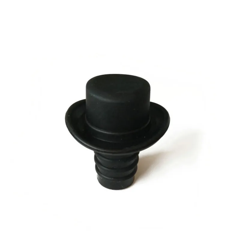 LATRAT 4 tappi per bottiglie di vino, in silicone, universale, riutilizzabili, per vino fresco