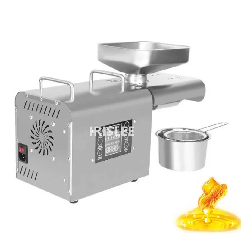 FREE SHIPPING Stainless Steel Oil Press Machine Commercial Home Oil Extractor Expeller Presser 110V or 220V Available