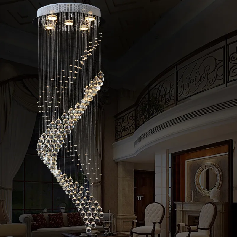 Royal Crystal Loft Vintage Chandelier Europe Stil mit GU10 5 Lichter für Wohnzimmer Schlafzimmer Hotel Lobby Restaurant Corridor