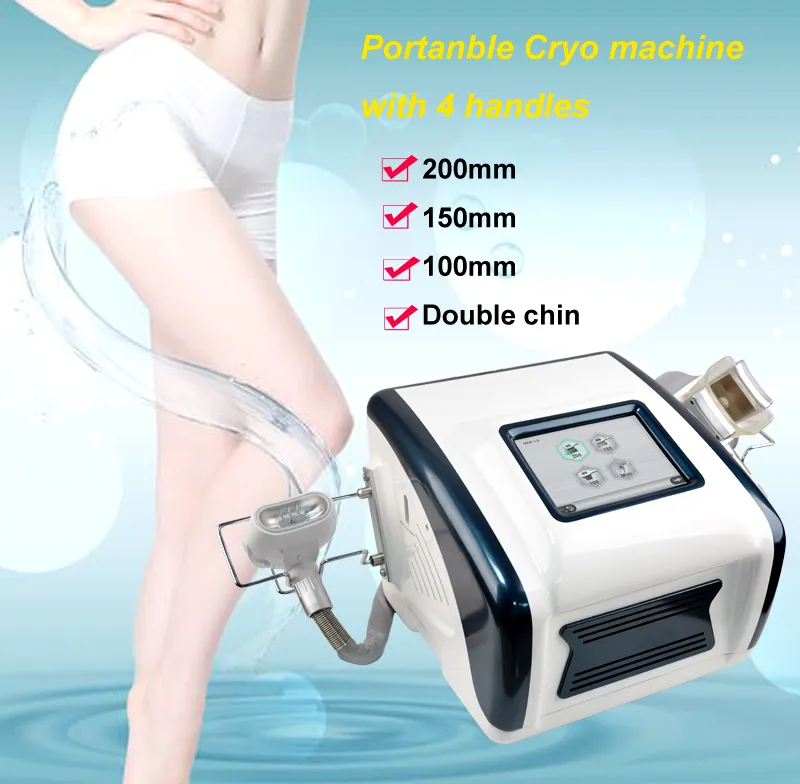 Fat Freezing body slimming Machine 200mm 150mm 100mm mini cryo handles -11 degree weight loss cool fat freeze machine
