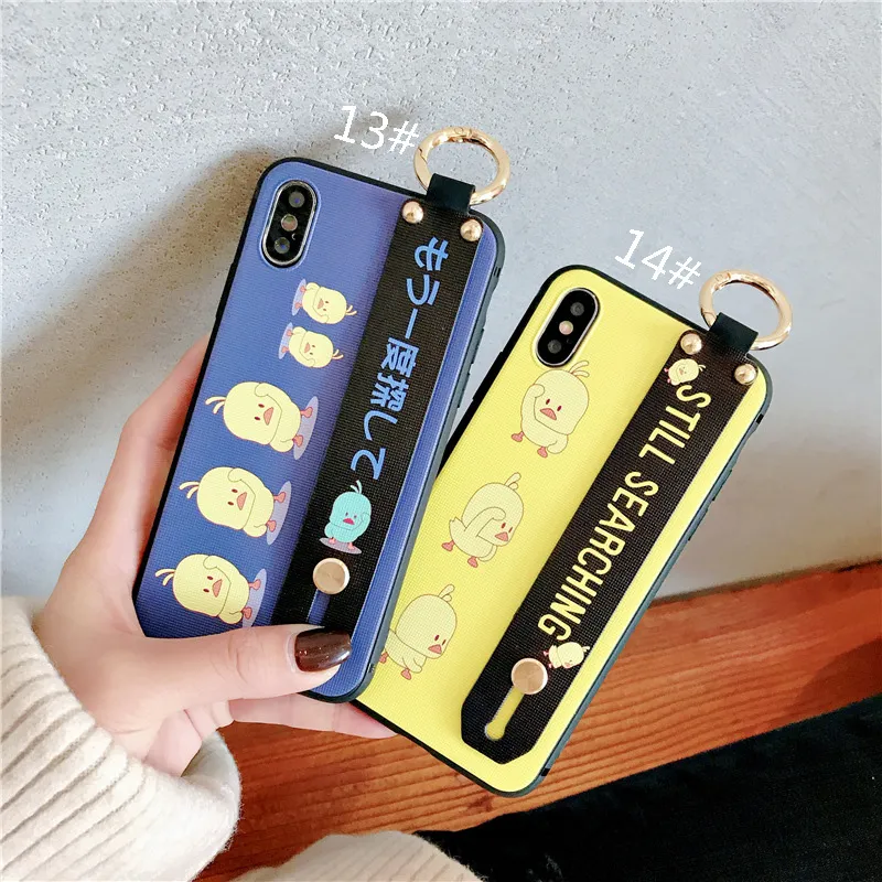 Customization of personality 7plus protective case for new iPhone 8 Apple XS Max creative wrist strap