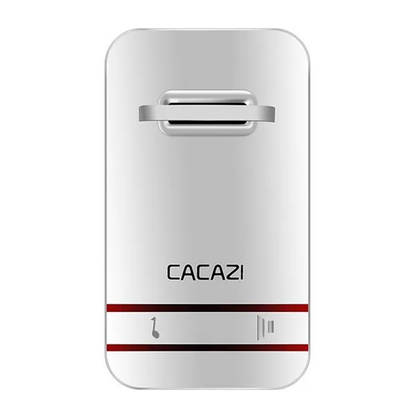 CACAZI – Sonnette Sans Fil 2 En 1, Pas Besoin De Batterie, Lumière LED,  Sonnette Électronique Étanche Du 9,32 €