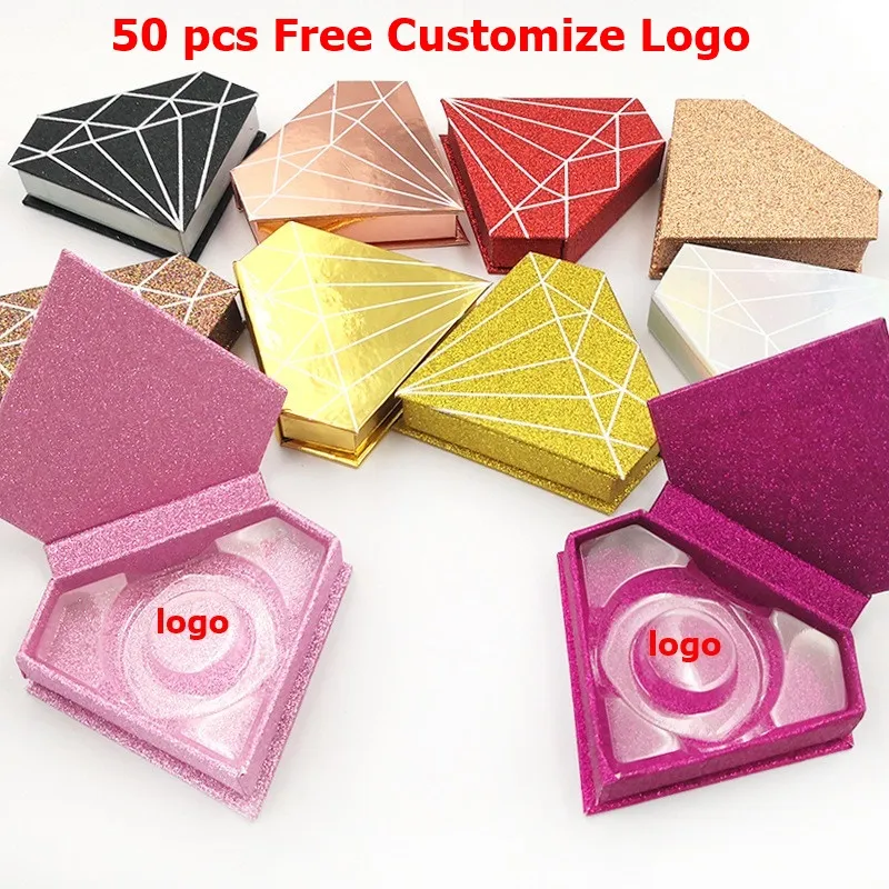 3D Mink Kirpikler Kutusu Ücretsiz Özelleştir Logo Yanlış Kirpik Kılıf Mink Kirpikler Paket Elmas Kirpik Kutuları Özel Logo Ambalaj Kutusu Makyaj Aracı