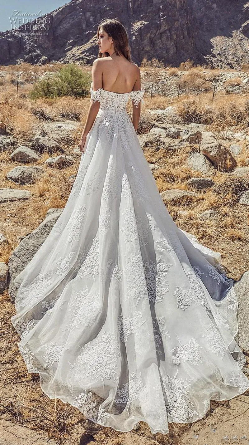 Vestidos De Novia De Campo: Vestido Largo De Encaje Fuera De Hombro De  Hombros, Vestidos De Novia De Estilo Country De Corsé Personalizado, Vestido  De Novia De 130,66 € | DHgate, image size:800x1426