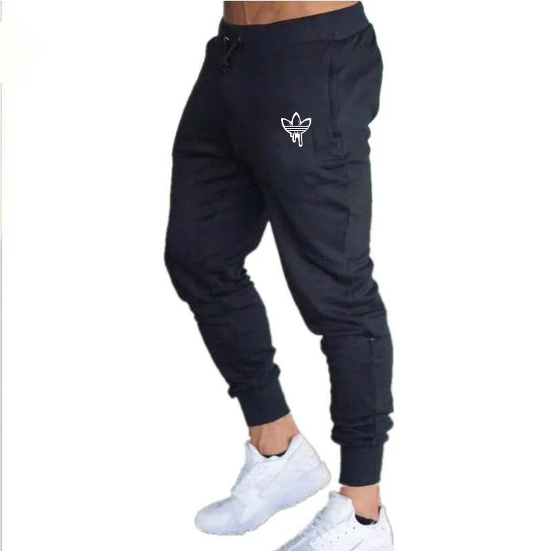 2020 nowe spodnie sportowe zimowe męskie sznurki w paski spodnie Spodnie Spodnie sportowe męskie gimnastyczne