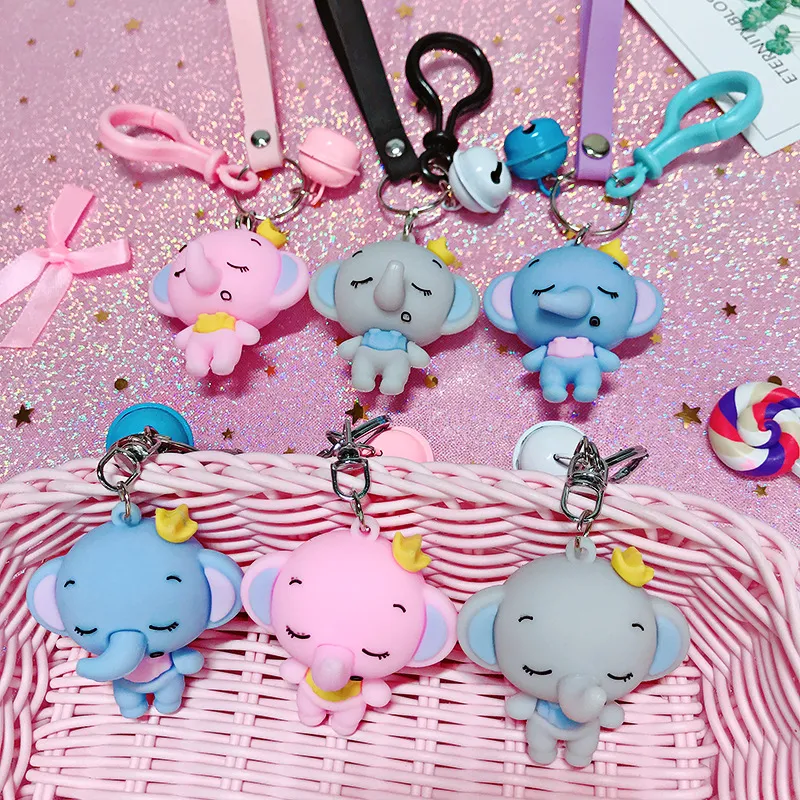 Baby elephant keychain 2025