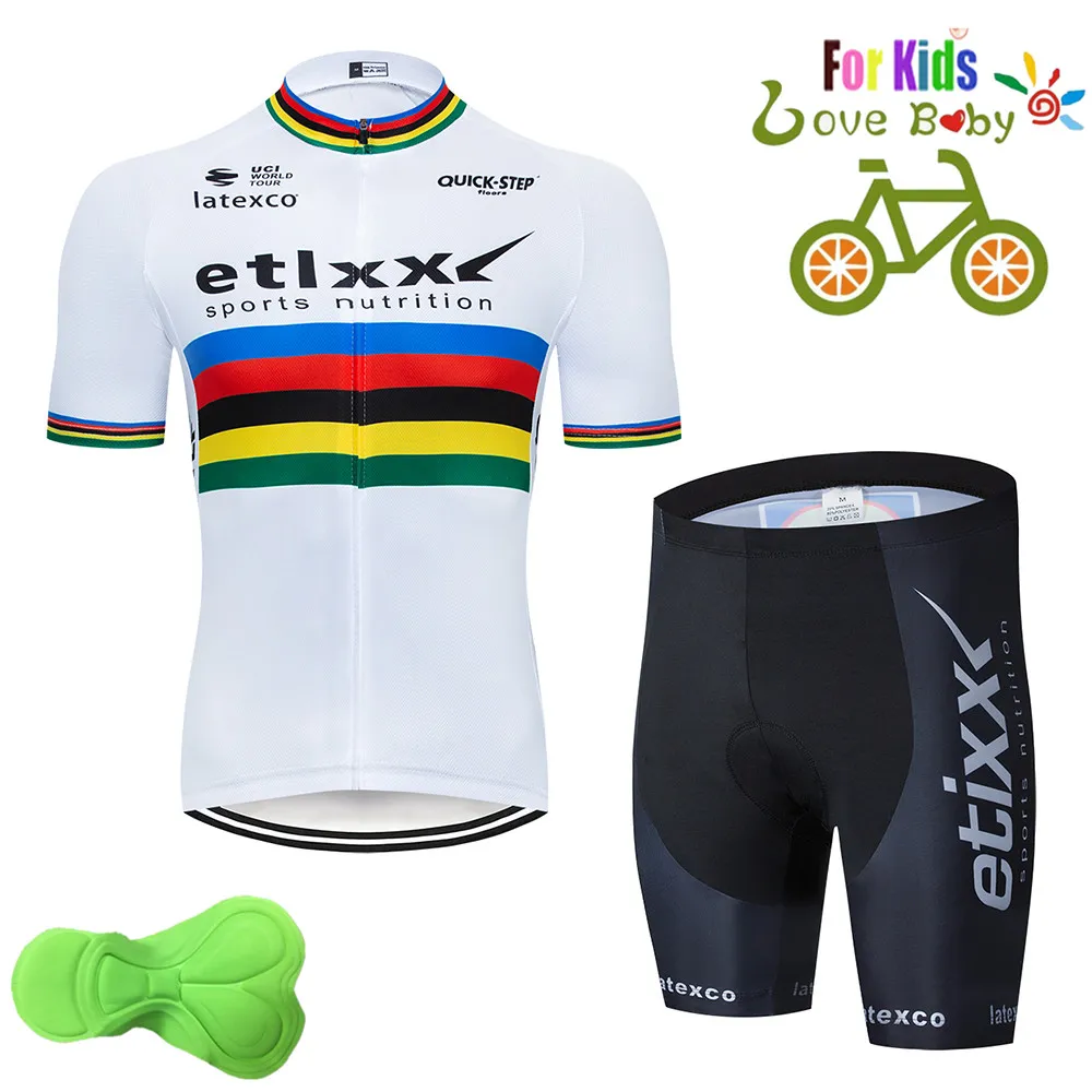 Acquista Maglia Da Ciclismo Quick Step Bambini Set Bambini Pantaloncini A Manica Corta Ragazzi Abbigliamento Da Ciclismo Abbigliamento Sportivo