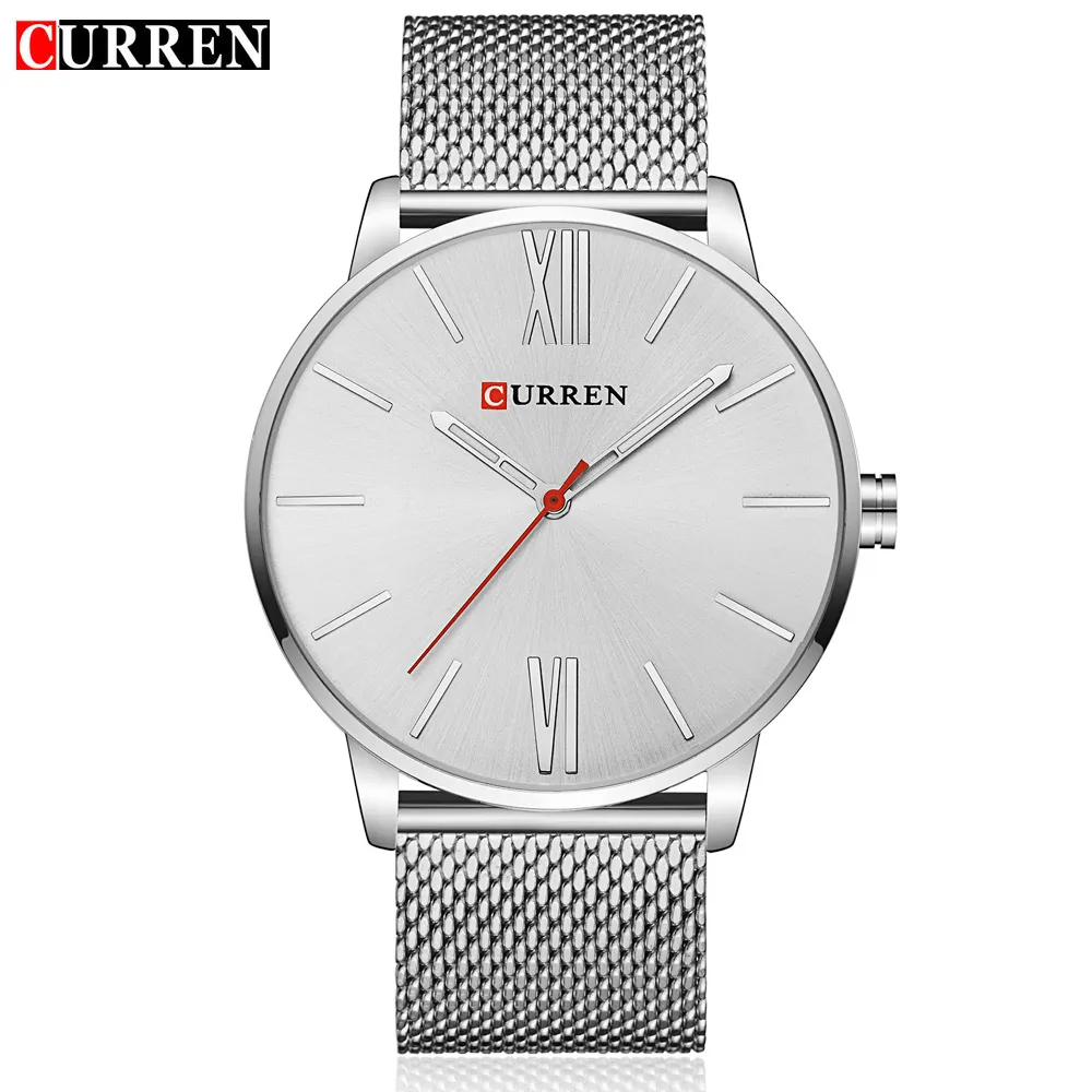 Curren Retro Design Popularne zegarki Analog wojskowy zegarek sportowy kwarc męski zegarek na rękę Relogio Masculino Montre Homme260s