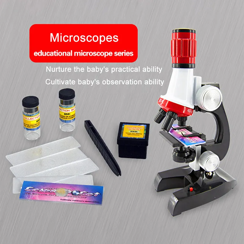Jouet Enfant Kit de Microscope Biologique Science Éducative - Jeu