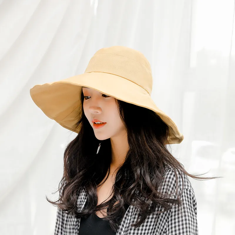 Big Head Plus Size Lady Sun Hats Spring and Summer Women Outdoors Large Beach