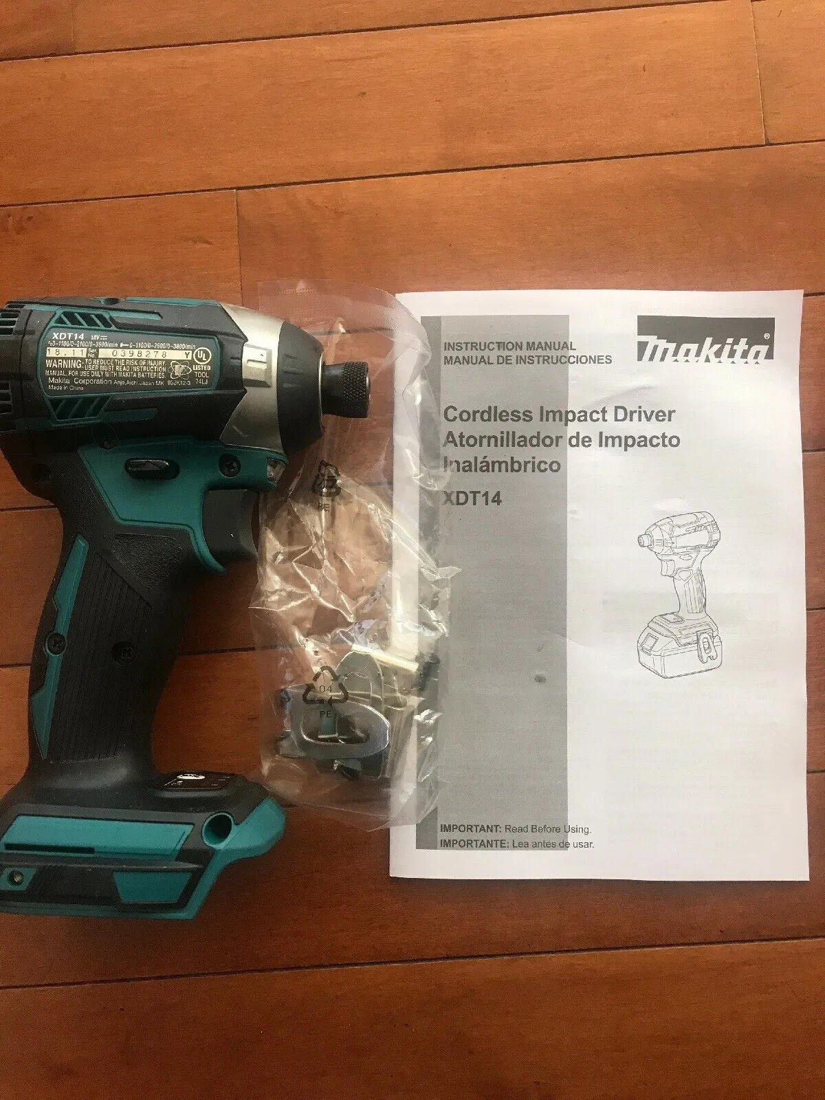 Makita Brushless 18 Volt XDT14 Cordless 