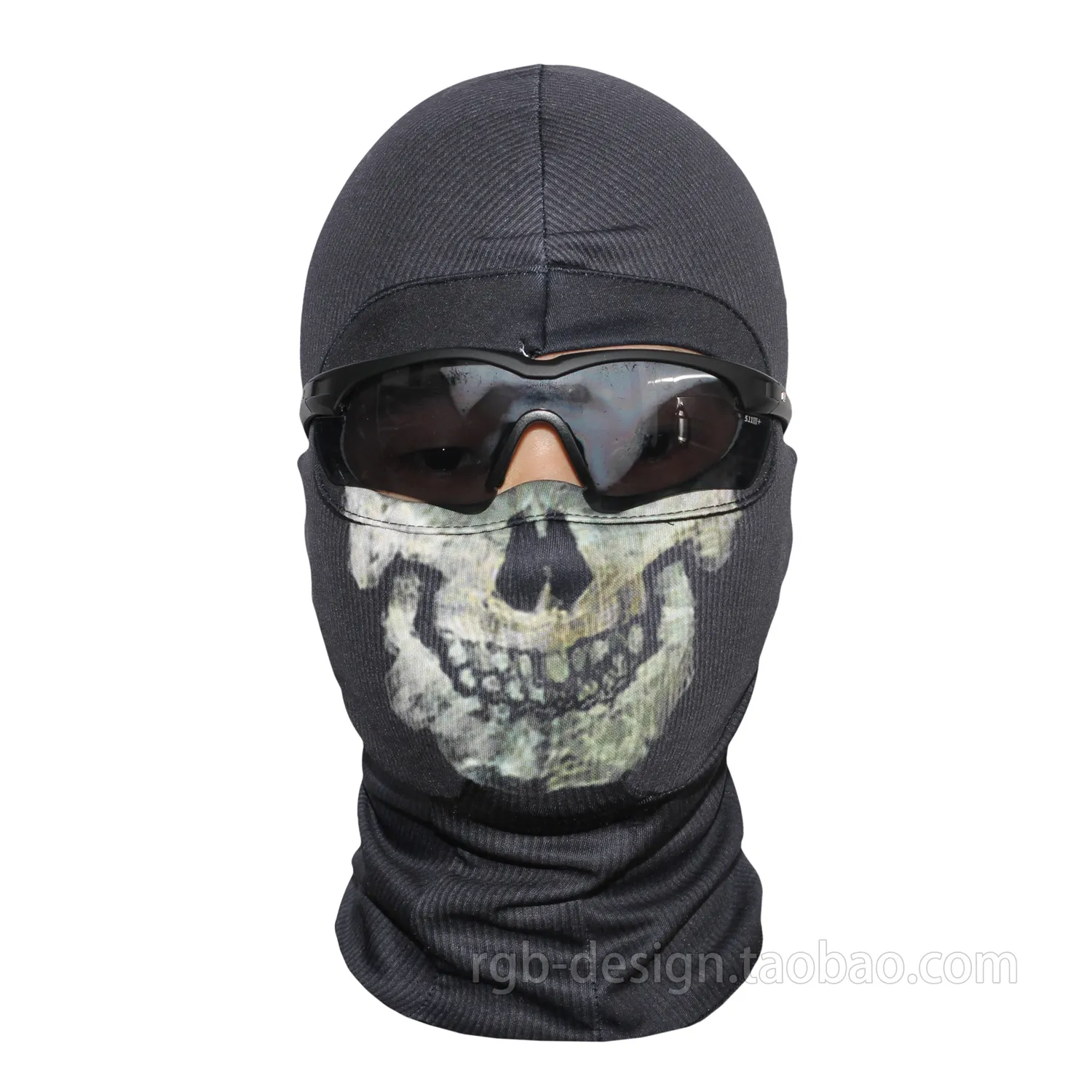 Nova Máscara Preta Ghost 6 Crânio Balaclava Capa de Esqui Ciclismo Skate Aquecedor Facial Ghost321s