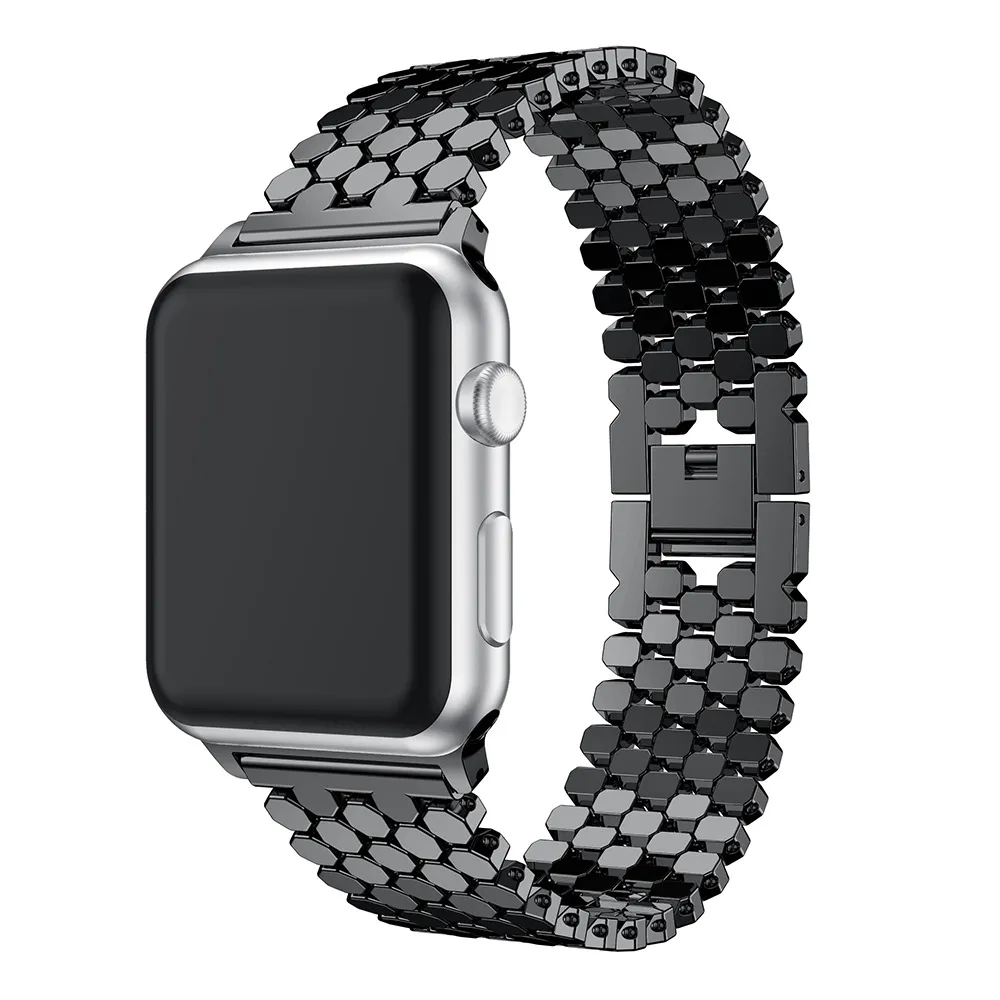 Edelstahlarmband für Apple Watch 38 mm, 40 mm, 42 mm, 44 mm, Armband für Apple iWatch Serie 4, 3, 2, 1, Armband, Gürtel