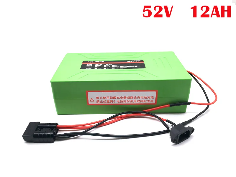 Brak podatków 52V 48V 12AH Akumulator litowo-jonowy pakiet 48 VOLT 750W bateria na rowerze