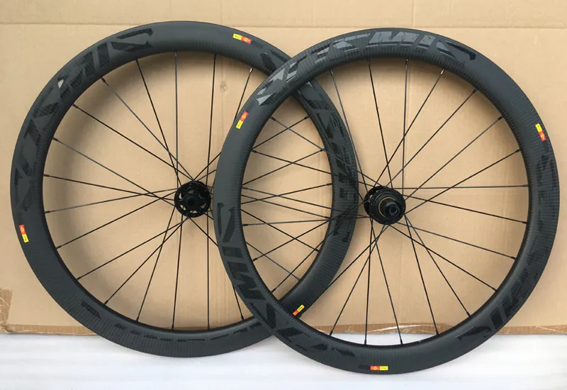 700C Tarcza Wheels Carbulation Hamulce 50mm Clincher Rower Tarczowy Bike Wheelset 25mm Szerokość Rower Koło węglowe 3K Matte Finsh