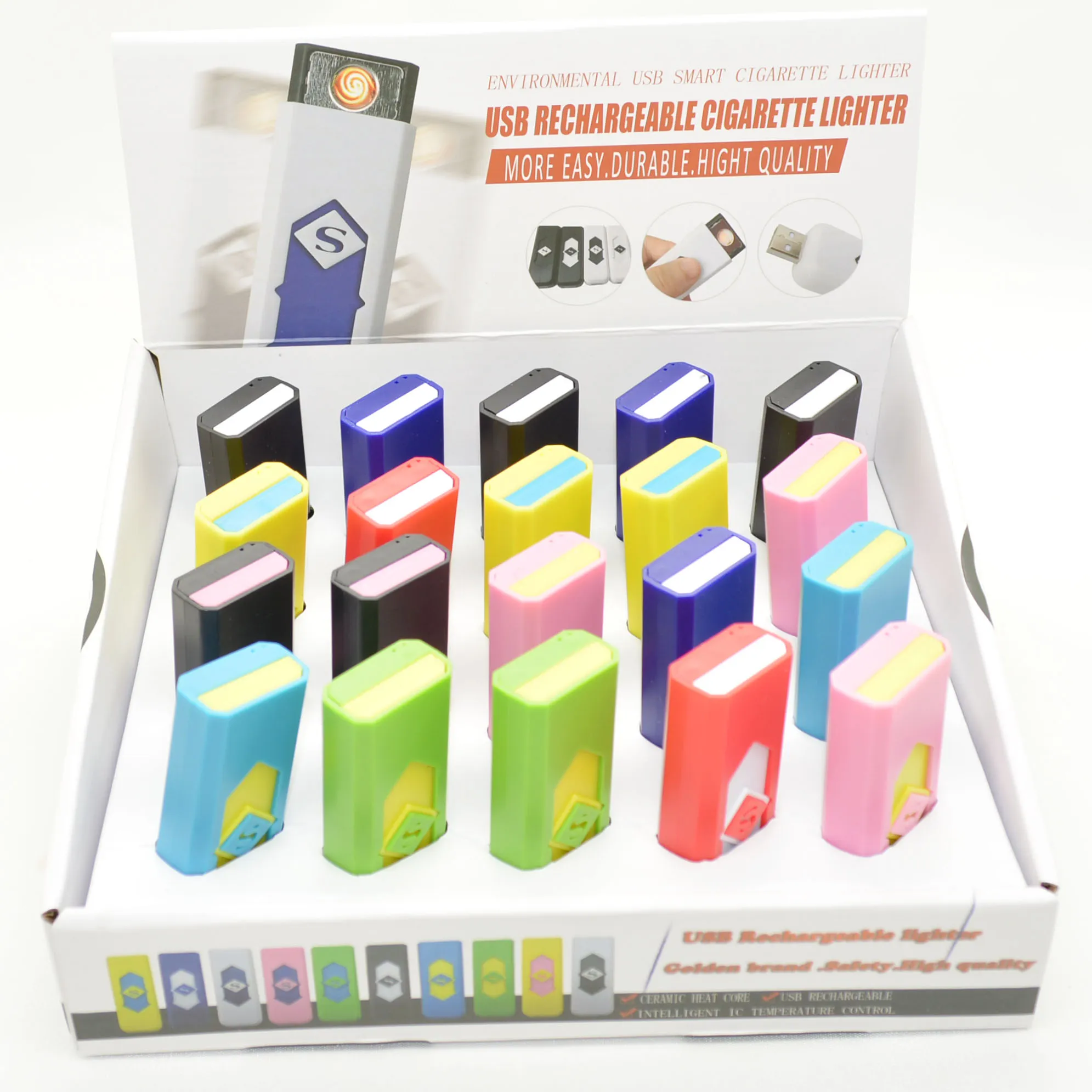 Rechargeable electronic cigarette USB flameless Lighter Eco-Friendly portable Lighter also offer arc torch lighter best