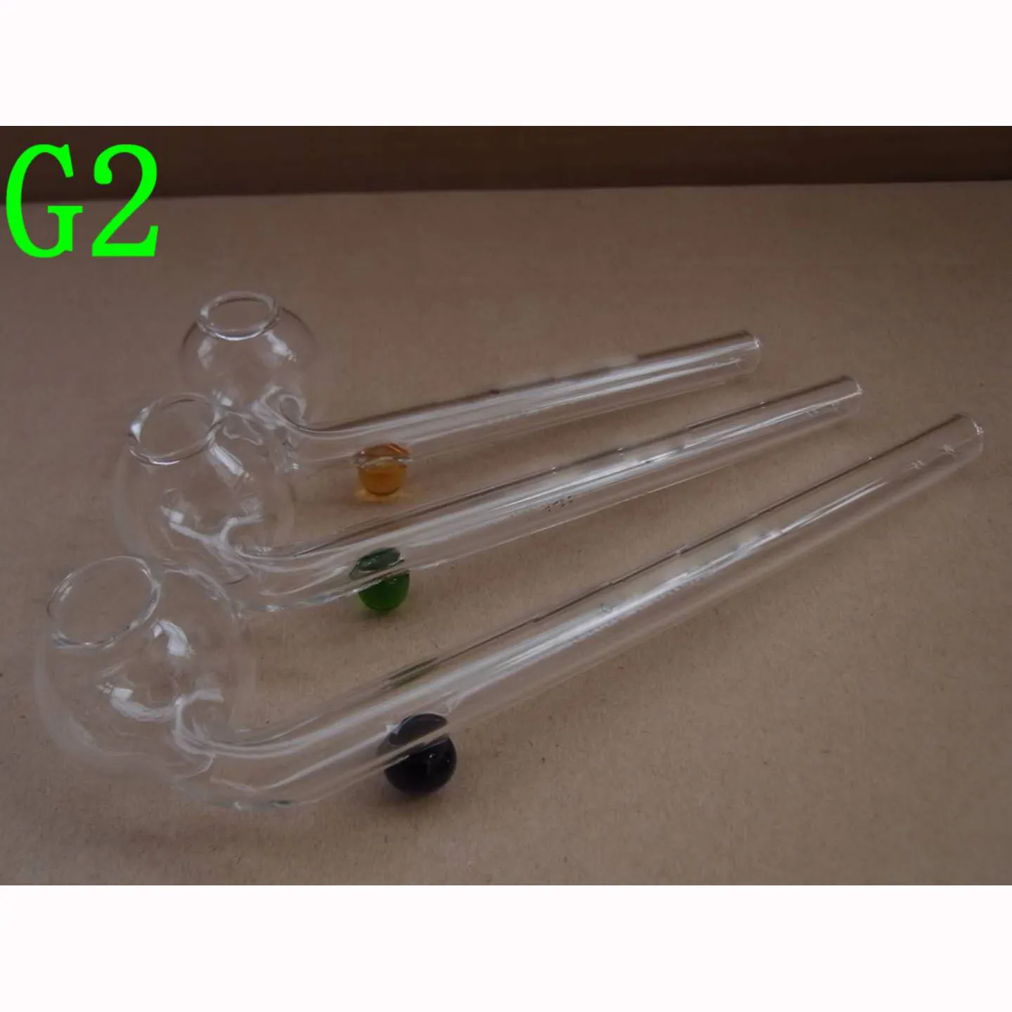 aux Etats-Unis d'Amérique États-Unis entrepôt 12pcs verre Tubes en verre fumant la pipe en verre Slingshot Crâne Pips G2