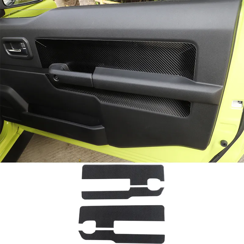 1 paar Carbon Faser Auto Innen Tür Pull Innere Tür Panel Griff Auto