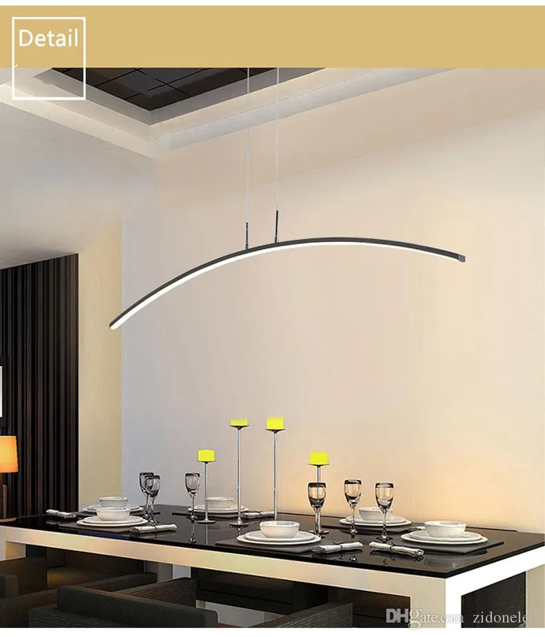 Parapente Forme LED Lampe Suspendue Maison LED Lampes Suspendues Pour Salon Salle À Manger LED Pendentif Lumières Entrée 110-240 V