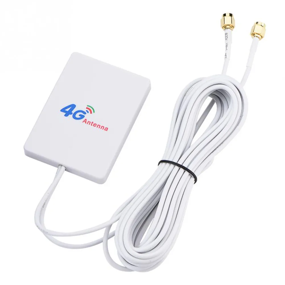 2m 4g LTE Pannel Antenna TS9 / SMA Male / CRC9 Connector Antena Wifi 4G Antenn för Huawei 3G 4G LTE Router Modem Aerial ZTE Router