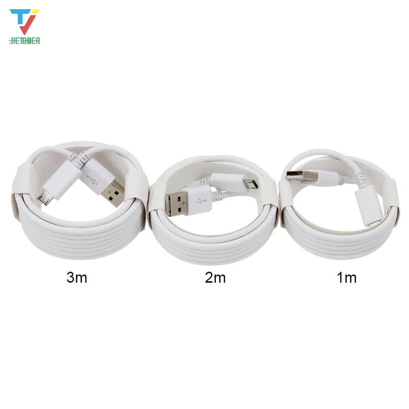 1000pcs/lot High Quality F Cardboard Packing White Round Micro USB Type-C Android Cable Fast Charging Data Cable For Samsung huawei xiaomi