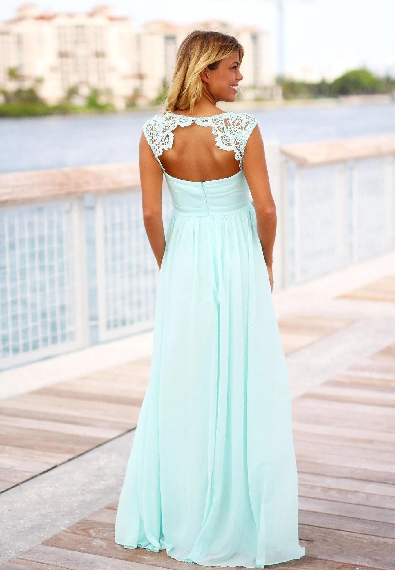 2020 Vestidos De Dama De Honor De Color Verde Menta Baratos Una