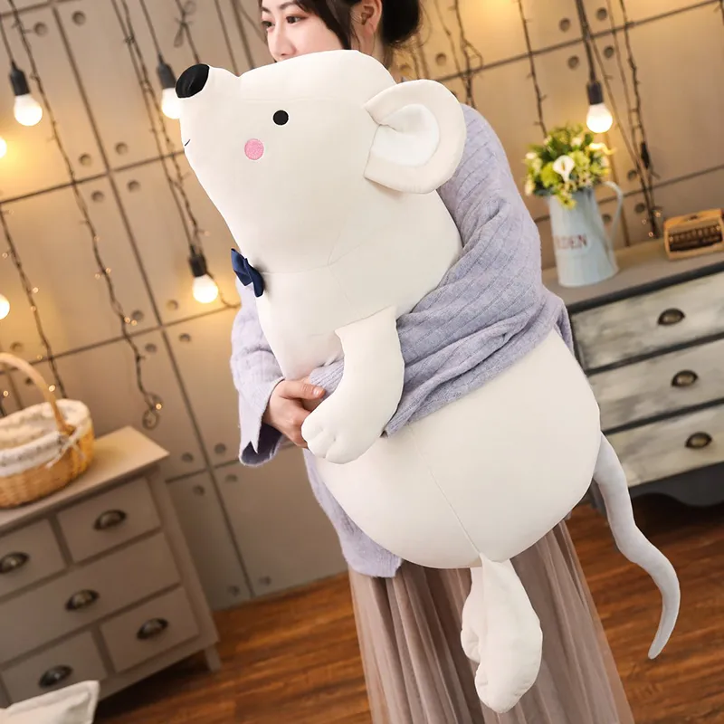 Mignon souris en peluche grand dessin animé rat poupée fille dormir oreiller pour enfants cadeau d'anniversaire 39 pouces 100 cm DY50710