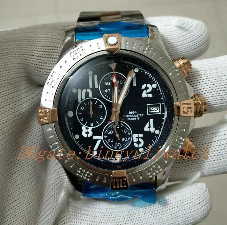 Luxury Factory s Super Relojes hombres edición mirlo relojes hombres 1-12 reloj marcado cuarzo cronógrafo BALCK DIAL reloj hombres wr2071