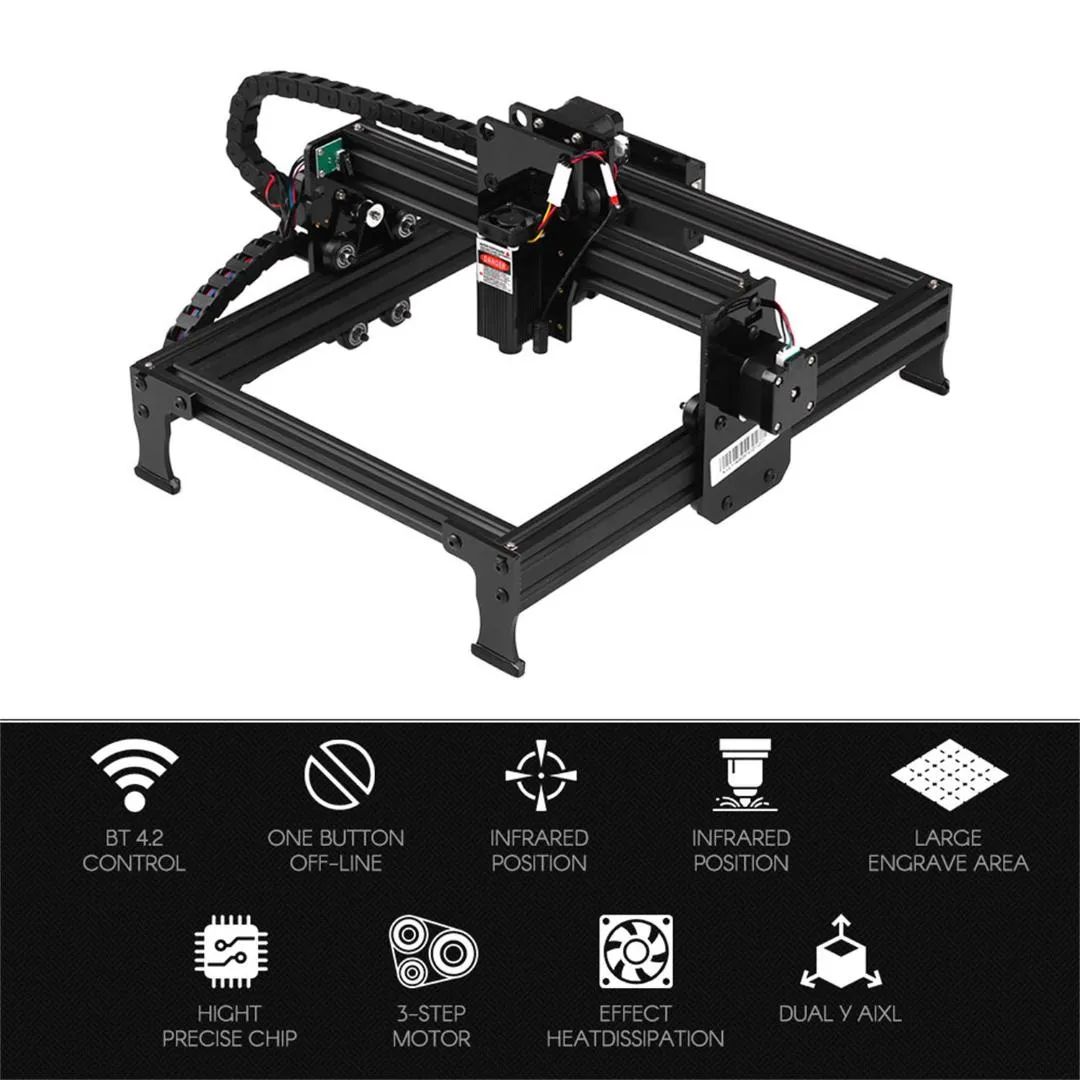 20W/7000mW Laser Engraver Machine Upgrated Version Laser Engraving Printer DIY USB CNC Router Cutting Carver Off-line Location
