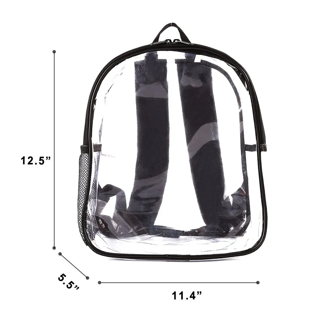 Mini sales transparent backpack