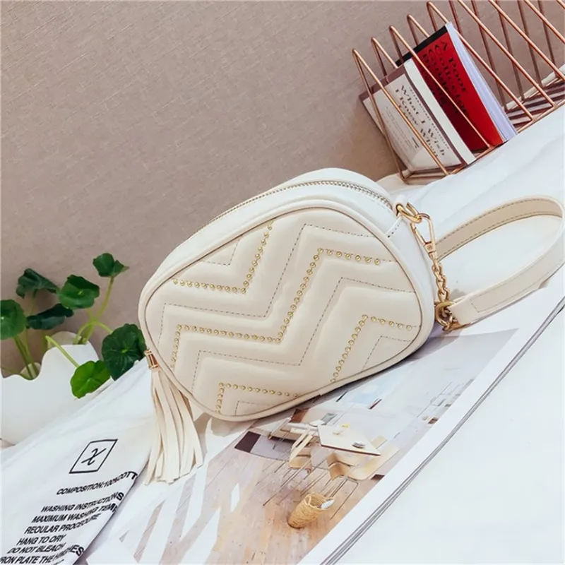 HBP Handbags ladies bags messenger shoulder fashion trend simple tassel casual waist gold