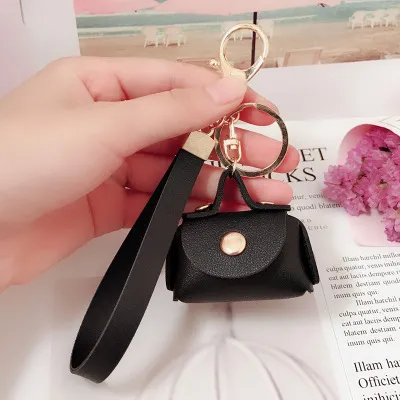 bolsa de couro Saco bonito Mini Kawaii Keychain criativo Chaveiro Mulheres Car Bolsa Pingente de chaveiros mini-pu