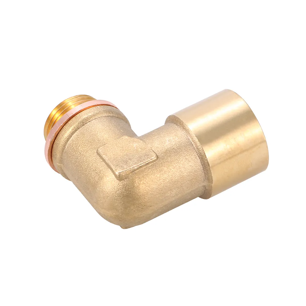 90 Vinklad Lambda O2 Oxygen Sensor Extender Spacer för dekat väte mässing M18x1.5